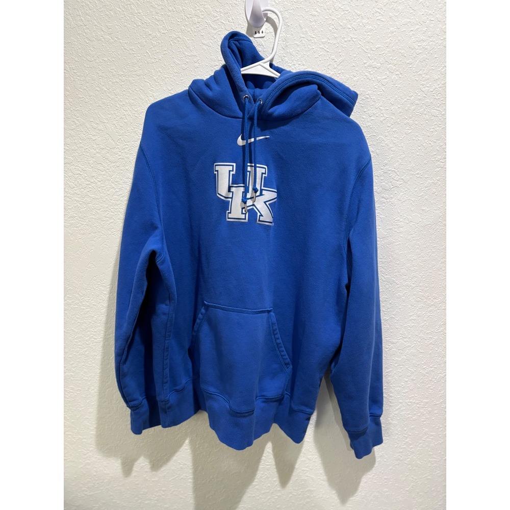 Nike Kentucky‎ Wildcats NCAA Basketball Hoodie Pullover Royal Blue XXL